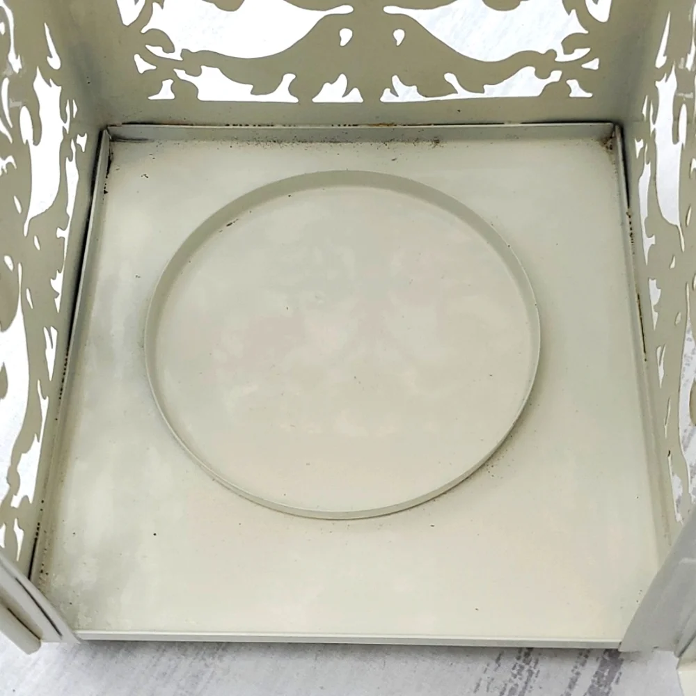 Rustic White Lantern 4